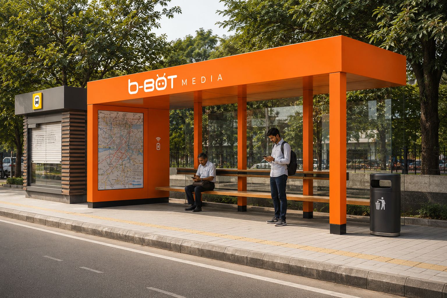 Bus Shelter Ad